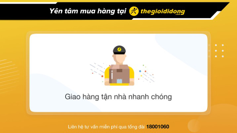 Thế Giới Di Động giao hàng tận nhà